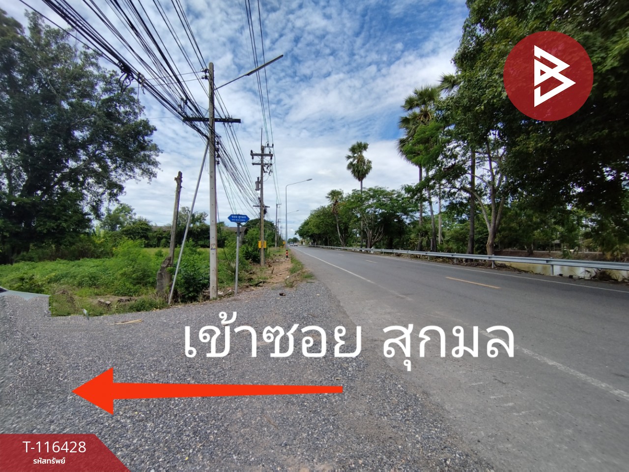 ขายที่ดิน เนื้อที่ 1 ไร่ หนองเสือ ปทุมธานี