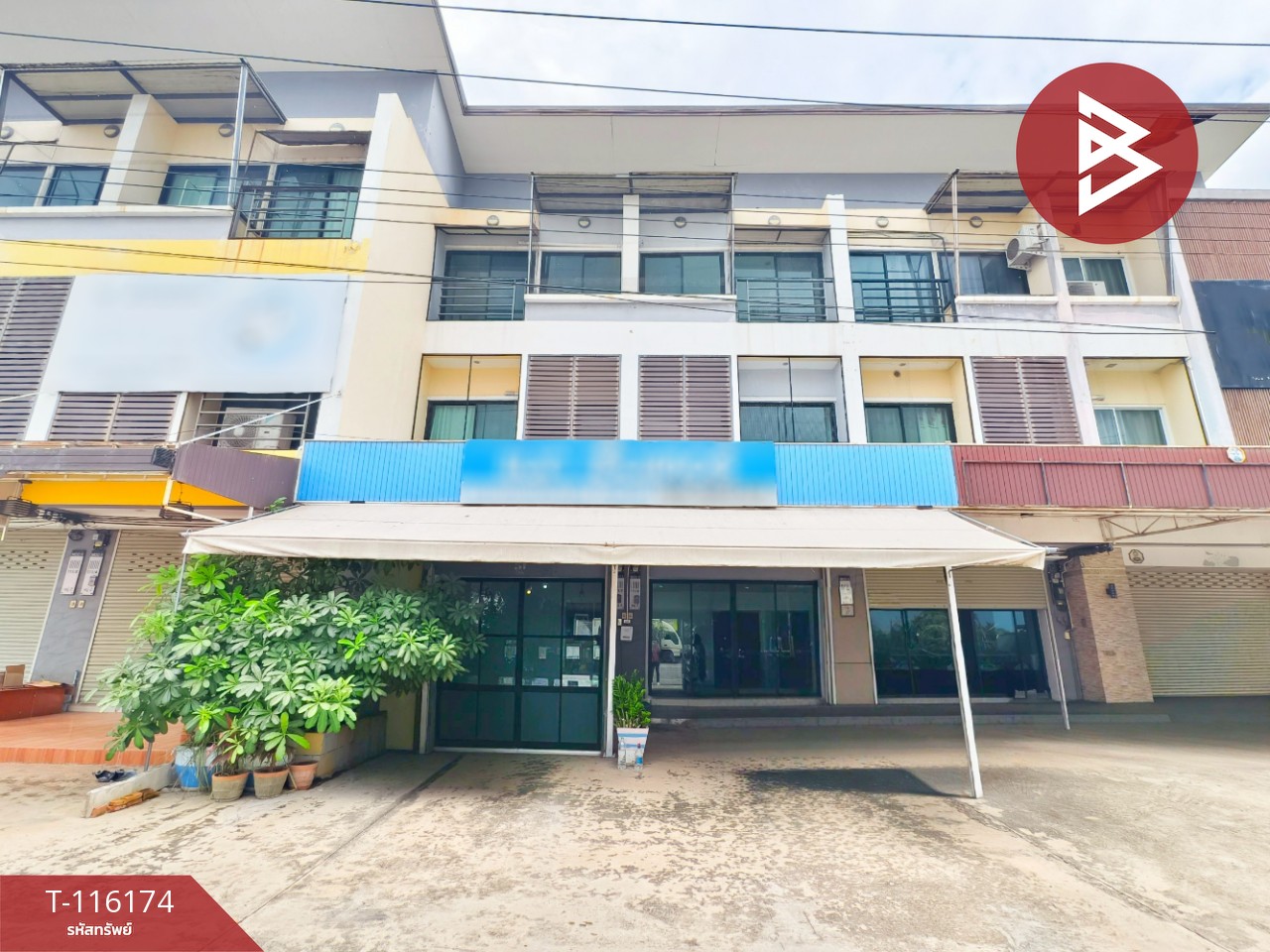 ขายอาคารพาณิชย์ 3 ชั้น 2 คูหา เนื้อที่ 50 ตารางวา ต.คุ้งกระถิน ราชบุรี