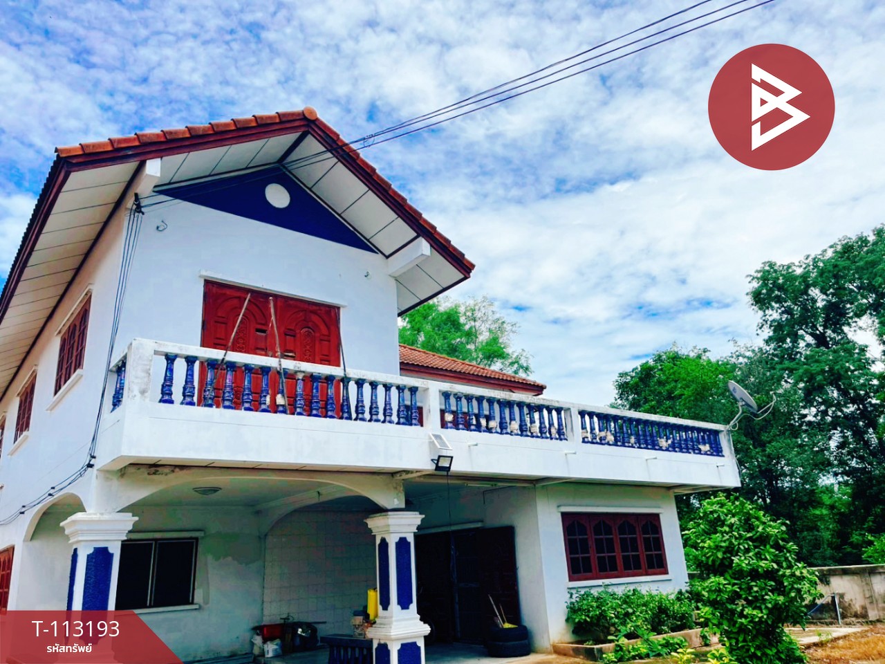ขายบ้านเดี่ยว 2 ชั้น เนื้อที่ 3 งาน 95 ตร.วา ติดถนน 340 เดิมบางนางบวช สุพรรณบุรี
