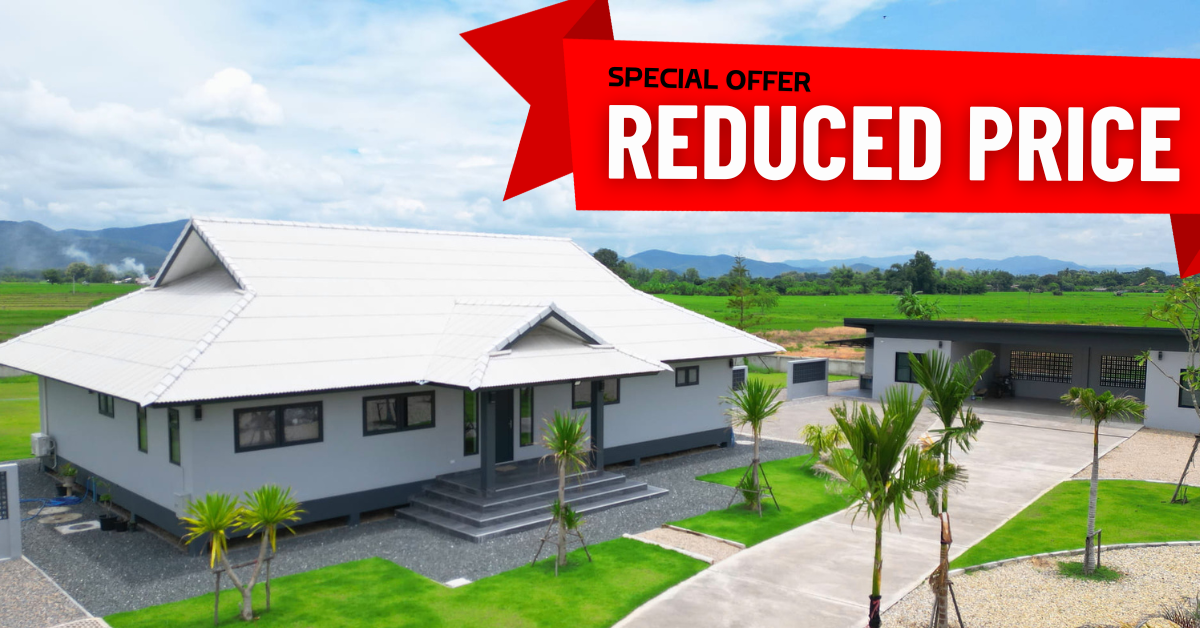 Beautiful 4-Bedroom Modern Home with Great Mountain Views for Sale in Pa Pong, Doi Saket