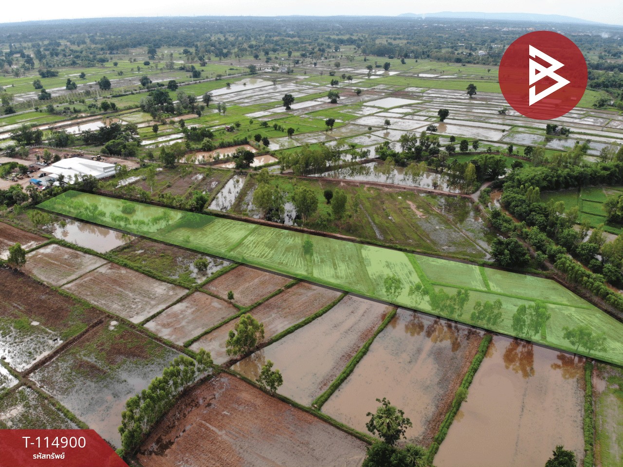 ขายที่ดิน เนื้อที่ 6 ไร่ 2 งาน 80.8 ตร.วา บ้านฝาง ขอนแก่น