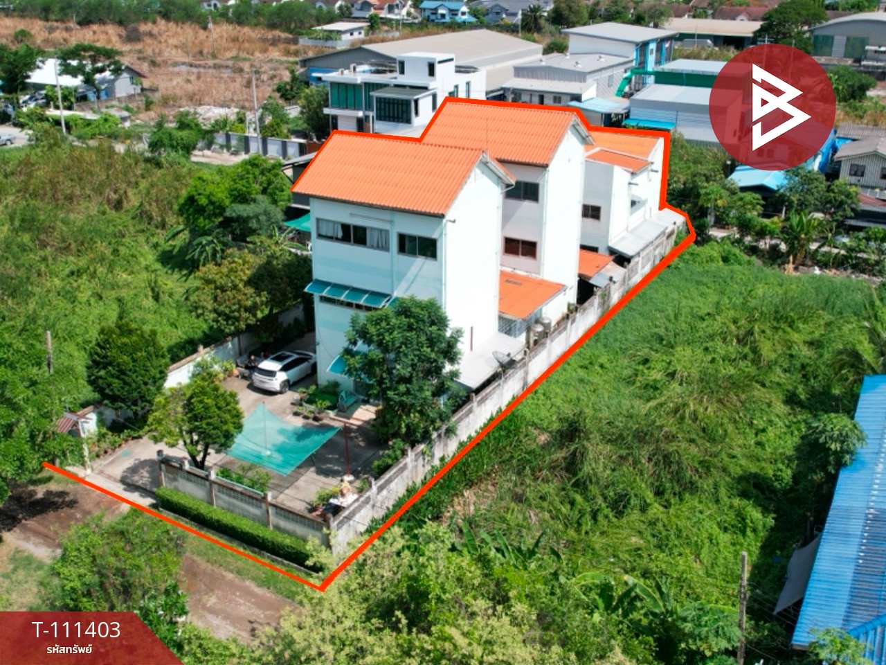 ขายอาคารสำนักงาน พร้อมห้องพักพนักงาน เขตลาดกระบัง คลองสามประเวศ กรุงเทพฯ