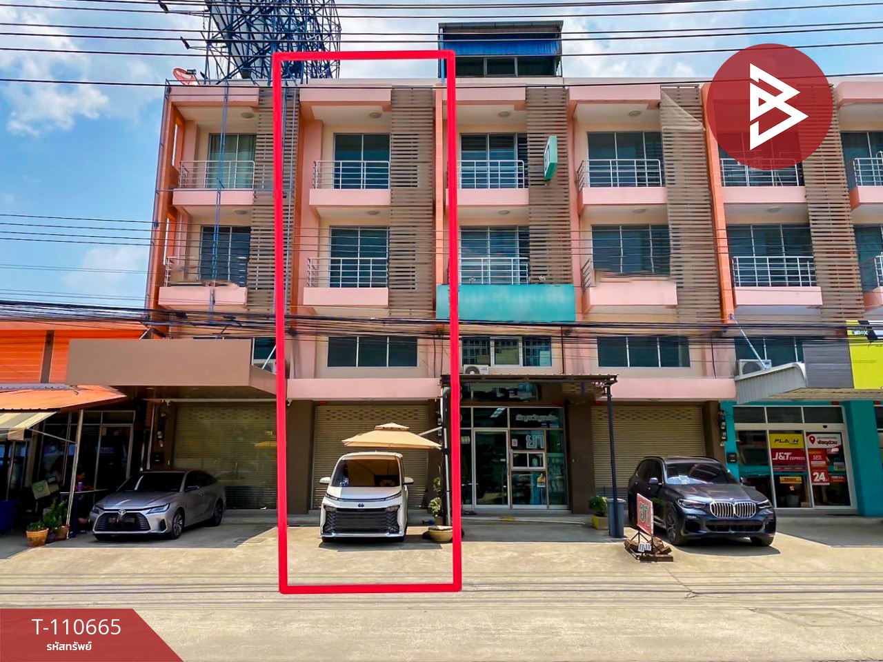 ขายอาคารพาณิชย์ 4.5 ชั้น เนื้อที่ 20 ตร.วา สามพราน นครปฐม