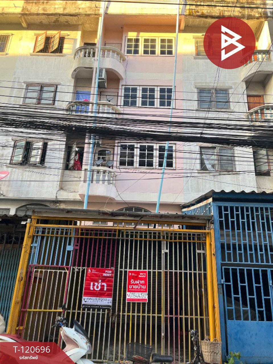 ให้เช่าอาคารพาณิชย์ 4 ชั้น ซอยศรีด่าน 3 สมุทรปราการ