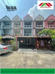 ทาวน์เฮาส์ 3 ชั้น  สภาพมือสอง  ม.ริมชล สุขสวัสดิ์2- จอมทอง ดาวคะนอง ฟรีโอน นัดชมได้ตลอด