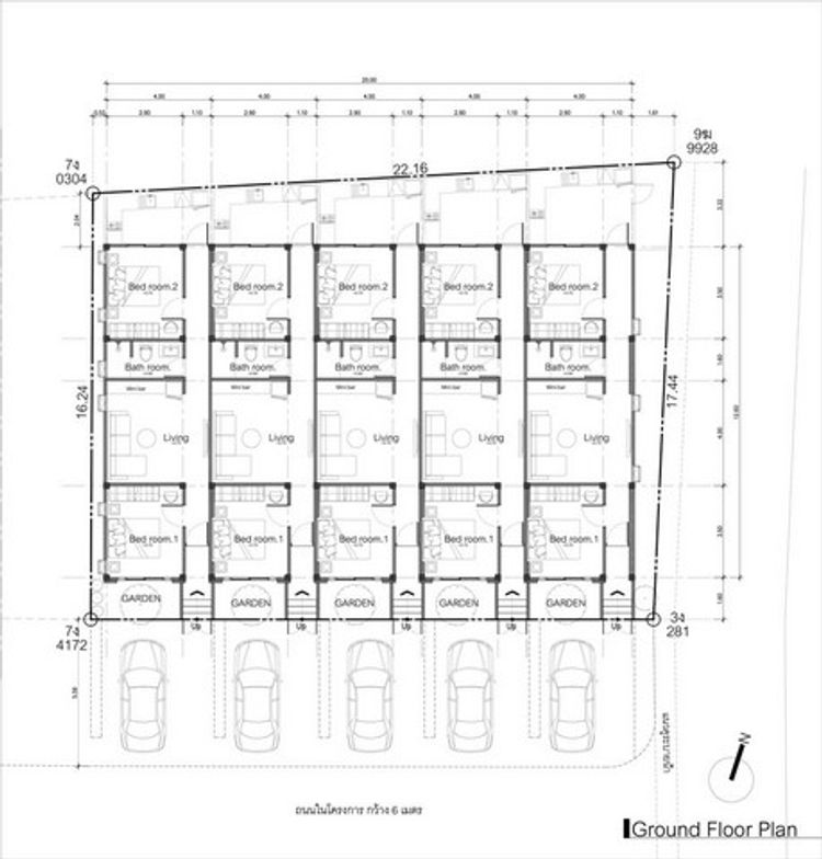 For Sales : Thalang, New Townhome @Bandon, 2 Bedrooms 1 Bathrooms, ภาพที่ 4