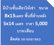 ให้เช่า  บ้านชั้นเดี่ยว ตำบลบึงคำพร้อย อำเภอลำลูกกา จังหวัดปทุมธานี