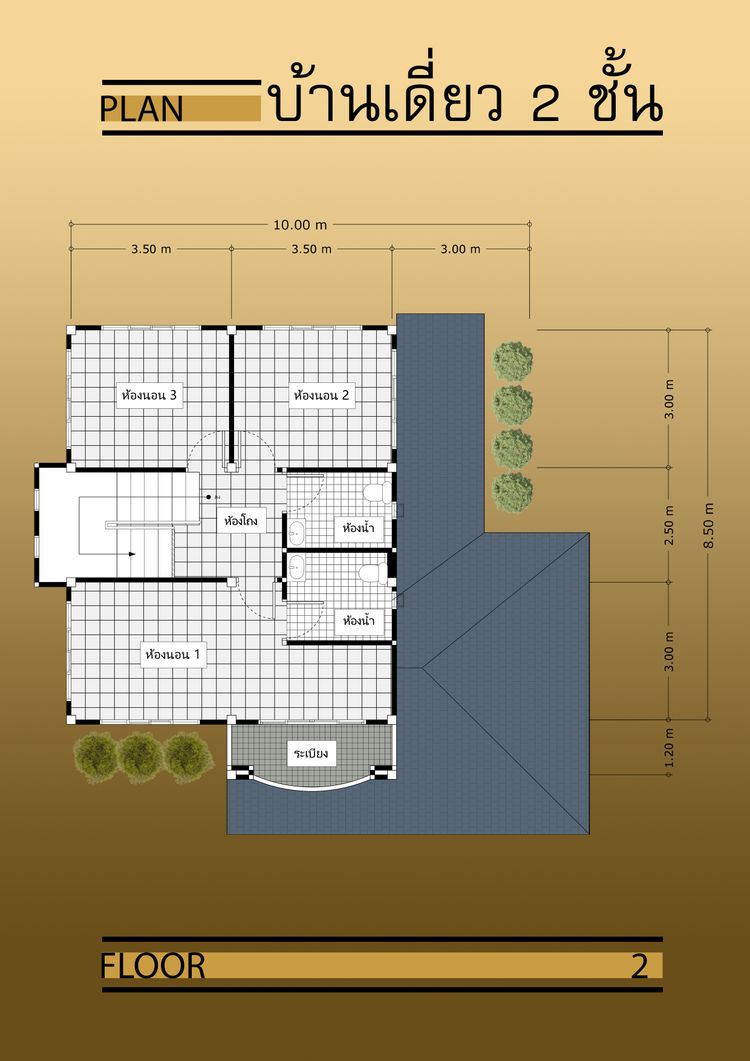 ขาย บ้านเดี่ยว 2 ชั้น ในโครงการ หมู่บ้านปาริชาด ตำบลน้ำรึม จังหวัดตาก, ภาพที่ 4