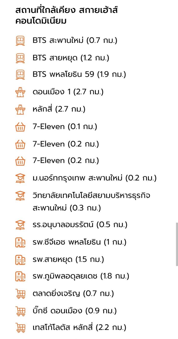 ขาย คอนโด ในโครงการ สกายเฮ้าส์คอนโดมิเนียม ตำบลคลองถนน อำเภอสายไหม, ภาพที่ 4