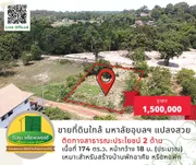 ขายที่ดินใกล้ ม.อุบล แปลงสวย เพียง 2 กม. ขนาด 174 ตร.ว.