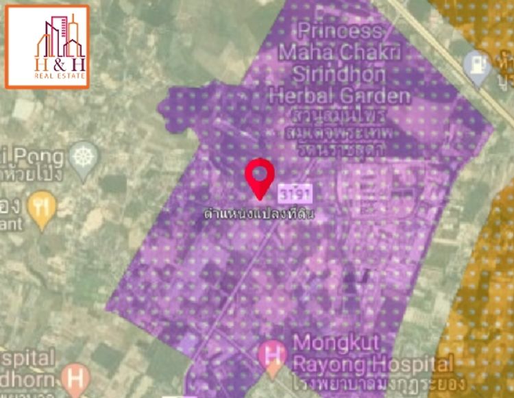 ที่ดินสีม่วง ใกล้นิคมRIL มาบตาพุด 10ไร่ ซอยหนองหว้า-ห้วยโป่ง 350เมตร, ภาพที่ 4