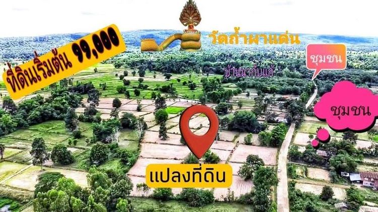 R072-008ขายที่ดินแบ่งขาย 1 ไร่ ติดถนนคอนกรีต ในชุมชนมีไฟฟ้า ใกล้ สกลนคร, ภาพที่ 4