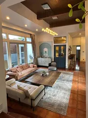 Luxurious detached house for rent modern resort style with private swimming pool, 680sqm, in the middle of Thonglor,near BTS Thonglor ,Wattana district, Bangkok