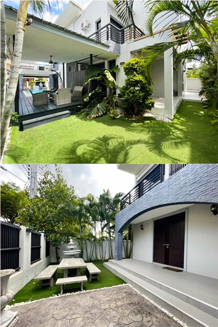 บางบอน3 ซาวน่า Pool Villa  ให้เช่าคฤหาสน์หรู 2ชั้น สารสาสน์ ฟิตเนส  124, ภาพที่ 4