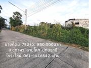 ขาย ที่ดิน 75 หมู่บ้านสุภาพร ซอยเทศบาล 3/3 (ซอยตองเปอะ) สามโคก ปทุมธานี ใกล้เมืองปทุมเพียง 4.5 กิโล