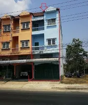 ขายอาคารพาณิชย์ 3ชั้น ติดถนน บ้านโป่ง-ราชบุรี PSC10257