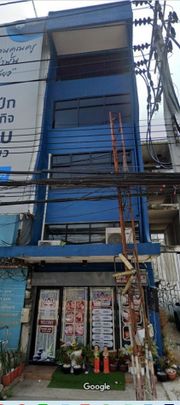 ให้เช่าอาคารพาณิชย์ 5 ชั้นครึ่ง ติดถนนติวานนท์ เนื้อที่ 30 ตร.วา ใกล้รถไฟฟ้าสีชมพู สถานีแยกปากเกร็ด ตกแต่งพร้อมทำกิจการ