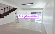 ขาย ตึกแถว นวมินทร์ สไตล์ โฮมออฟฟิต 4.5 ชั้น ติดถนน นวมินทร์ แยกบางกะปิ รถไฟฟ้าสีน้ำตาล ผ่านหน้าตึก ค้าขายได้ พร้อมอยู่อาศัย