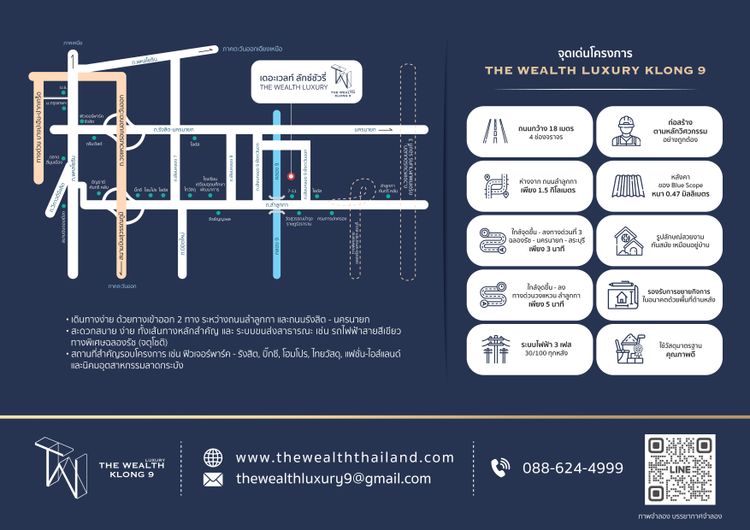 THE WEALTH LUXURY คลอง 9ฝั่งตะวันออก ขาย โกดัง / โรงงาน ตำบลบึงทองหลาง, ภาพที่ 4