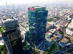 อาคารเอไอเอ แคปปิตอล เซ็นเตอร์ (AIA Capital Center) สำนักงานให้เช่าย่านรัชดาภิเษก พระราม 9 กรุงเทพฯ ใกล้ตลาดหลักทรัพย์แห่งประเทศไทย