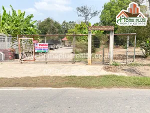 ที่ดินพร้อมบ้านเดี่ยวชั้นเดียวใกล้ตลาดไทยย้อนยุคบ้านระจัน เนื้อที่ 3 ไร่ 3 งาน 39.3 ตารางวา