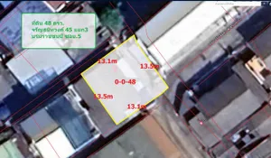  ขายที่ดิน 48 ตรว. บรมราชชนนี5 หรือ จรัญสนิทวงศ์45 แยก3 ใกล้เซ็นทรัลปิ่นเกล้า ราคา 5.9 ลบ.