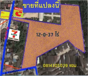 ขาย ที่ดิน 12 ไร่ ถมแล้วตำบลมาบตาพุด อำเภอเมืองระยอง จังหวัดระยอง