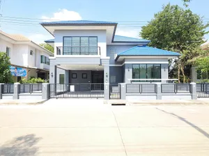 [ขายแล้วค่ะ] บ้านเดี่ยว 2 ชั้น ม.สารินซิตี้ บ้านวงตะวัน ขนาด 100 ตร.ว. 5นอน 4น้ำ บ้านหลังใหญ่ พรีเมี่ยม พื้นที่ใช้สอยกว้าง สนามหญ้าครบ [พระราม2-พันท้ายนรสิงห์]