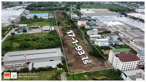 ขายที่ดินทำโรงงาน ใกล้ฟิวเจอร์ รังสิต 17-1-93 ไร่ ต.คลองหนึ่ง อ.คลองหลวง จ.ปทุมธานี