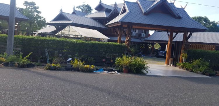  ขายบ้านเดี่ยว บ้านปีกไม้สักแท้ๆ  สภาพใหม่มาก สระว่ายน้ำ, ภาพที่ 4