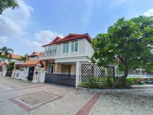 AB6751 ให้เช่า บ้านเดี่ยว พิมานดา สิรีน ในสนามกอล์ฟ ซัมมิทวินมิล ใกล้ เมกะบางนา  ให้เช่า 75,000 บาท/ด.