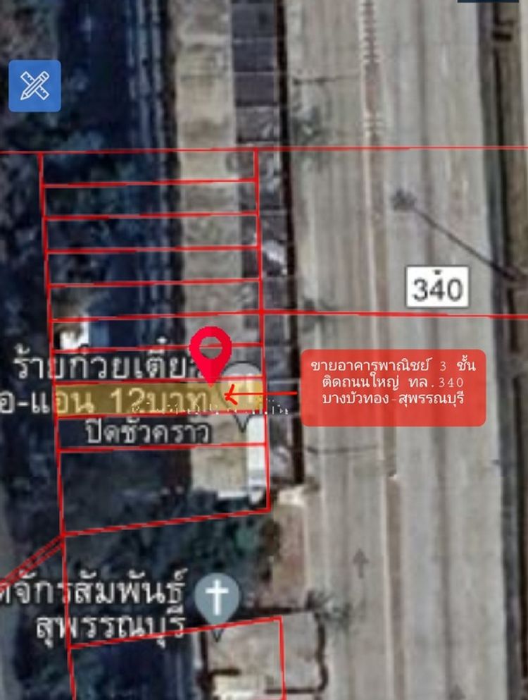 ขายตึกแถว 3 ชั้น ติดถนนใหญ่ ทล.340 บางบัวทอง-สุพรรณบุรี, ภาพที่ 4