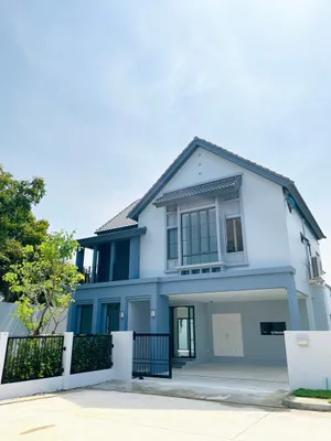 RBVH8437 ให้เช่าบ้านเดี่ยว  2ชั้น โครงการ หมู่บ้าน สราญสิริ พระราม 2 แอดไลน์ @mproperty( มี @ ด้วย) แอดมินตอบไว