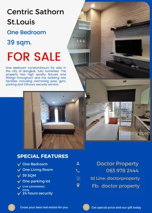คอนโดใจกลางสาทร Centric Sathorn พร้อมผู้เช่า 1 ห้องนอน 39 ตรม. ตกแต่งพร้อมอยู่ 🔥 CBD Condominium For Sale with Tenant 🔥 