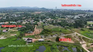 ขายที่ดินใกล้ทะเล เนื้อที่ 1-3-38 ไร่ ใกล้ถนนสุขุมวิทและหาดแม่รำพึง 1 km   ตะพง ระยอง
