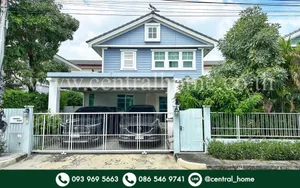 บ้านเดี่ยว ชัยพฤกษ์ - จตุโชติ วัชรพล สไตล์อังกฤษ สภาพดีพร้อมอยู่ ถูกสุดในโครงการ