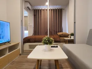 ให้เช่า ห้องใหม่ 26.5 ตร.ม. เฟอร์ครบ คอนโดเสนาคิทท์ ศรีนครินทร์-ศรีด่าน ใกล้ MRT สีเหลือง, BTS สีเขียว (For Rent New Condo Sena Kith Srinakarin Sridan Near MRT)