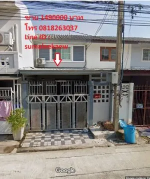 ขาย ทาวน์โฮม ในโครงการ บ้านรัตนาธิเบศร์ ตำบลบางรักพัฒนา อำเภอบางบัวทอง จังหวัดนนทบุรี