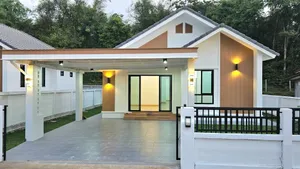 ขายบ้านเดี่ยวชั้นเดียว ในหมู่บ้านสันติสุข ( บ้านสามัคคี ) ฟังก์ชั่นครบ พร้อมอยู่ ใกล้เซเว่นเพียง 600 เมตร เมืองลำปาง 