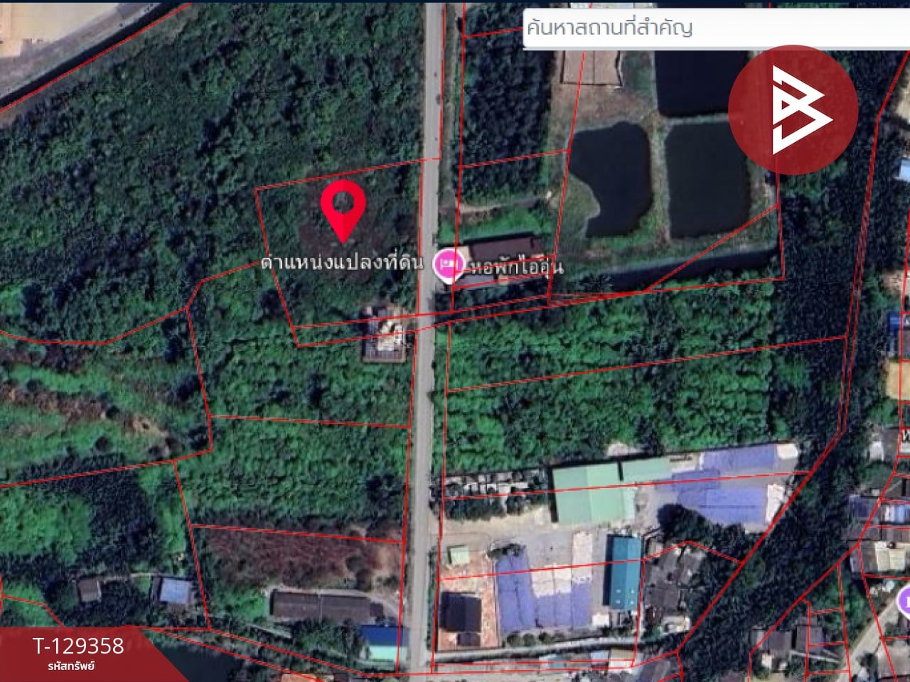 ให้เช่าที่ดิน เนื้อที่ 2 ไร่ 2 งาน 25 ตร.วา บ้านบ่อ สมุทรสาคร
