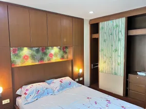 ขายคอนโดห้องมุม Lumpini Ville ศูนย์วัฒนธรรม เฟอร์ครบ Built-in ทั้งห้อง หิ้วกระเป๋าเข้าอยู่ได้เลย ทำเลดี ใกล้ MRT ห้วยขวาง