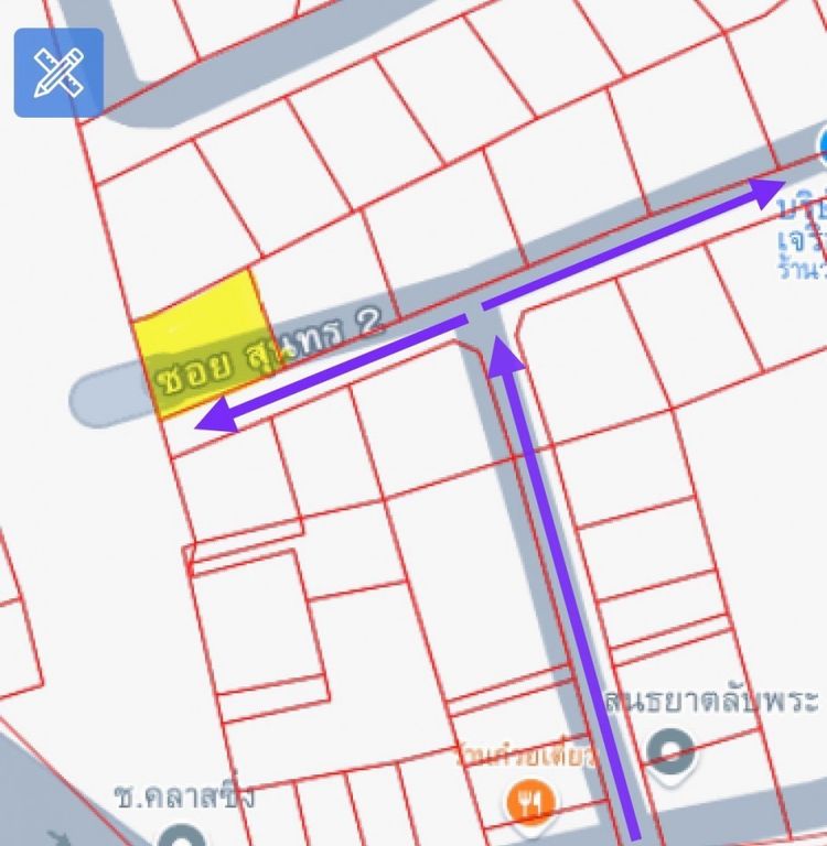 ขาย ที่ดิน เพชรเกษม 28 43 ตรว ถมแล้ว แปลงสวย สี่เหลี่ยมผืนผ้า 300 เมตร, ภาพที่ 4
