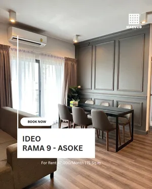IDEO Rama 9 - Asoke (เช่า-ขาย) เฟอร์ครบ