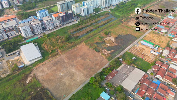 ขาย ที่ดินสวยมาก ถมแล้ว ถูกสุดในย่านนี้ หน้า มหาลัย 4 ไร่ 3 งาน 77 ตรว., ภาพที่ 4