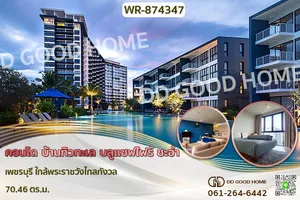 WR-874347F คอนโด บ้านทิวทะเล บลูแซฟไฟร์ ชะอำ เพชรบุรี วิวทะเล 180 องศา 