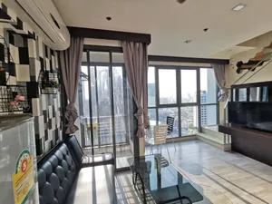 เจ้าของขายเอง - ให้เช่า CONDO DUPLEX @ IDEO MOBI RAMA9 ติดรถไฟฟ้าMRTพระราม9-20เมตร Tourist-Night Market-Business Center