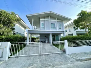 ขายบ้านเดี่ยว 2ชั้น เนื้อที่ 50 วา หมู่บ้านคณาสิริพระราม2 วงแหวน ติดถนนพระราม 2 ใกล้จุดเชื่อมต่อ ถนนกาญจนาภิเษก ทางด่วนพระราม 2-ดาวคะนอง ทางด่วนวงแหวนรอบนอก