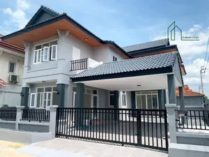 บ้านเดี่ยว 2 ชั้น หมู่บ้านพนาสนธิ์ การ์เด้นโฮม 6 ถนนหทัยราษฎร์ 39 รีโนเวทใหม่ทั้งหลัง 