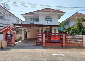 ขายบ้านเดี่ยว 2 ชั้น บารเมษฐ์ สวนหลวง ร.9  ขนาด 60.50 ตร.ว. พร้อมมุมทำงาน หันหน้าทิศเหนือ ใกล้สนามบินสุวรรณภูมิ
