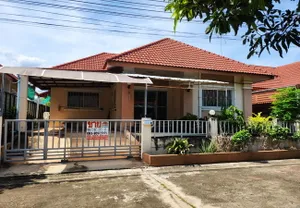 ขายบ้านเดี่ยว หมู่บ้านพาเพลิน บางขุนเทียน-ชายทะเล เนื้อที่ 59 ตร.ว. 1 ชั้น 3 นอน 2 น้ำ